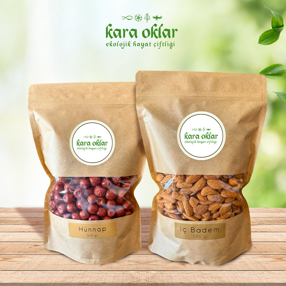 İç Badem 1000 Gr & Hünnap 500 Gr