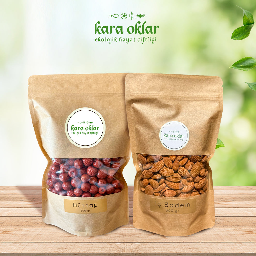 İç Badem 500 Gr & Hünnap 500 Gr
