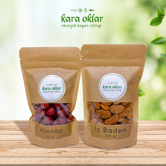 İç Badem 100 Gr & Hünnap 80 Gr